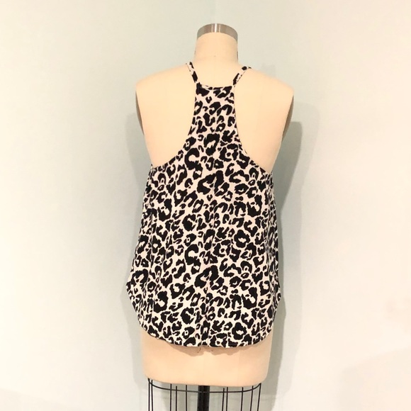 Racer back snow leopard print tank - Picture 3 of 6